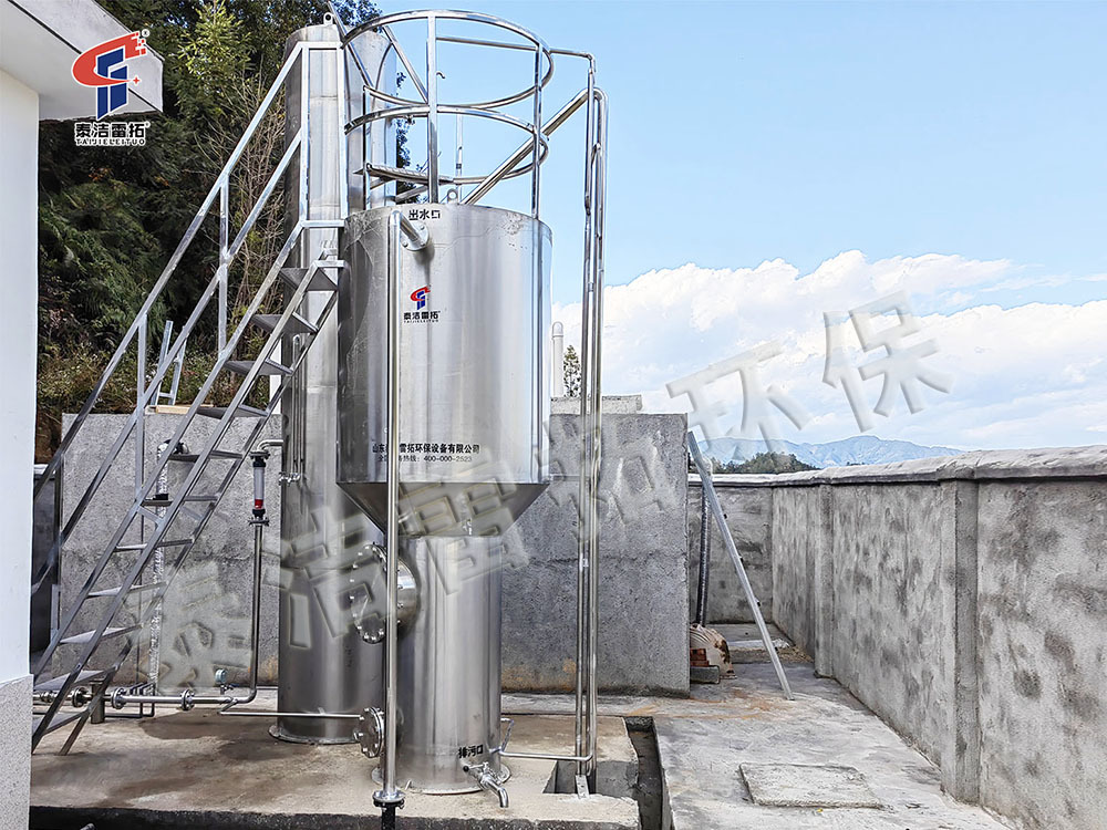 江西遂川一體化凈水設備安裝完成，日處理量100噸/天